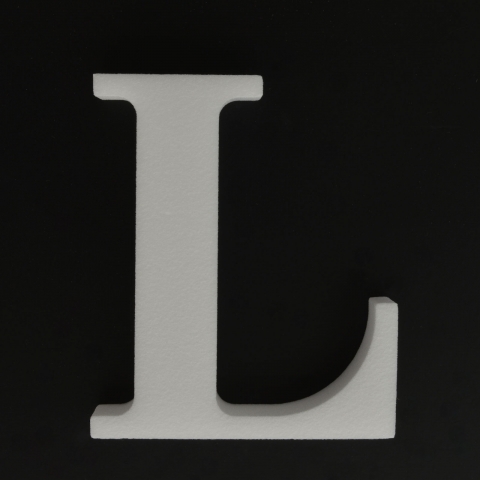 stucco Profile Styrofoam letter